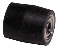 Dynabrade - 5/16" Diam x 3/8" Wide Contact Wheel - Crowned, 50 Duro Rubber Face - Industrial Tool & Supply