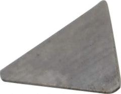 Made in USA - 1/4" Inscribed Circle, Triangle, T Chipbreaker for Indexables - Left Hand, Right Hand Cut, 0.063" Thick, 0.071" Effective Width, Carbide - Industrial Tool & Supply