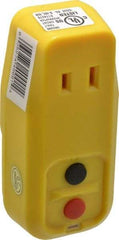 Tower - 1 Phase, 5-15P, 5-15R NEMA, 125 VAC, 15 Amp, GFCI Receptacle - 2 Pole, Residential Grade - Industrial Tool & Supply