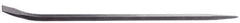 Made in USA - 24" OAL Pinch Bar - 3/4" Wide - Industrial Tool & Supply