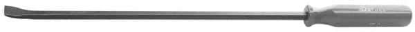 Made in USA - 25" OAL Screwdriver Pry Bar - 11/16" Wide - Industrial Tool & Supply