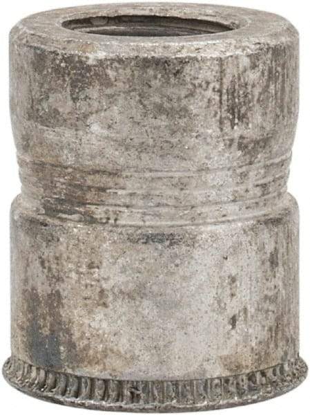 Made in USA - 5/16-18 UNC, Cadmium-Plated, Aluminum Knurled Rivet Nut Inserts - 0.03" to 0.09" Grip, 1/2" Drill Size, 0.528" Body Diam - Industrial Tool & Supply