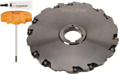 Kennametal - Arbor Hole Connection, 2-25/32" Depth of Cut, 8" Cutter Diam, Indexable Slotting Cutter - Industrial Tool & Supply
