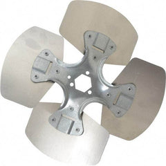 Made in USA - 10" Blade Diam, Commercial Fan Blade - Clockwise Rotation, 4 Blades - Industrial Tool & Supply