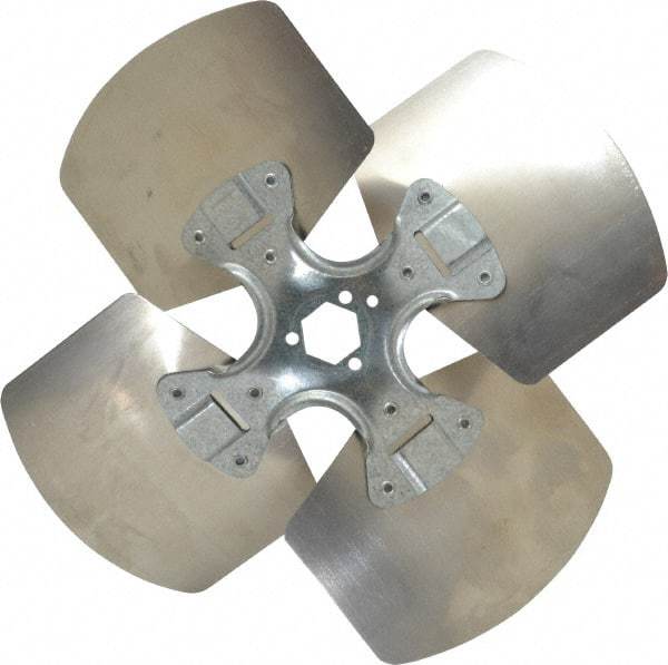 Made in USA - 12" Blade Diam, Commercial Fan Blade - Counterclockwise Rotation, 4 Blades - Industrial Tool & Supply