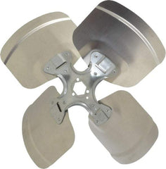 Made in USA - 14" Blade Diam, Commercial Fan Blade - Clockwise Rotation, 4 Blades - Industrial Tool & Supply