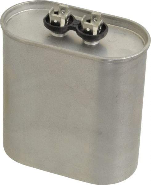 Value Collection - 60 Microfarad Motor Capacitor - 440 Volts, 3.66" Wide x 1.97" Deep x 3-3/4" High - Industrial Tool & Supply