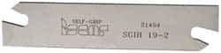 Iscar - 3/4" Blade Height, 1/16" Blade Width, 3.3858" OAL, Right Hand Cut, Double End Indexable Cut-Off Blade - SGIH Blade, Self Grip Series - Industrial Tool & Supply