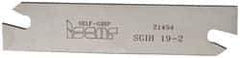 Iscar - 3/4" Blade Height, 1/16" Blade Width, 3.3858" OAL, Right Hand Cut, Double End Indexable Cut-Off Blade - SGIH Blade, Self Grip Series - Industrial Tool & Supply