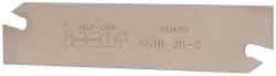 Iscar - 1.0236" Blade Height, 1/16" Blade Width, 4.3307" OAL, Right Hand Cut, Double End Indexable Cut-Off Blade - SGIH Blade, Self Grip Series - Industrial Tool & Supply