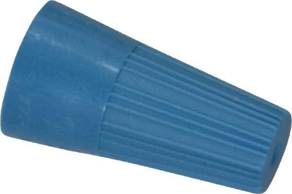 Thomas & Betts - 3, 20 to 3, 16 AWG, 300 Volt, Corrosion Resistant, Standard Twist on Wire Connector - Blue - Industrial Tool & Supply