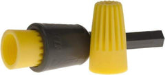 Thomas & Betts - 1, 14 + & 2, 18 to 1, 10 + 2, 14 AWG, 600 Volt, Corrosion Resistant, Standard Twist on Wire Connector - Yellow - Industrial Tool & Supply