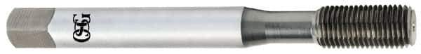 OSG - M2.5x0.45 Metric Coarse D5 Thread Limit Modified Bottoming Thread Forming Tap - Cobalt, TiCN Finish, 1-13/16" OAL, 1/2" Thread Length, Right Hand Thread, Series HY-PRO NRT - Exact Industrial Supply