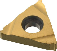 Carmex - 16ER External Right Hand 32 UN Laydown Threading Insert - Grade P25C, TiN Coated Carbide - Industrial Tool & Supply