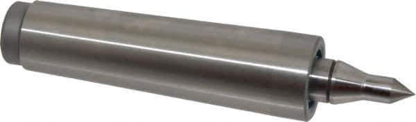 Royal Products - MT4 Taper Shank, 1.231" Head Diam 1,015 Lb Capacity Live Center - 4,500 Max RPM, 5/8" Point Diam, 1-3/8" Point Len, 580 Lb Max Workpc, 5-15/16" OAL, 3/8" Tip Diam, Long Point - Industrial Tool & Supply