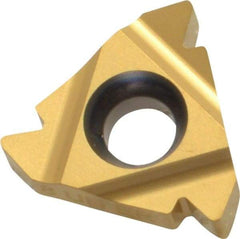 Carmex - 16ER External Right Hand 8 UN Laydown Threading Insert - Grade P25C, TiN Coated Carbide - Industrial Tool & Supply