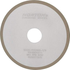 Norton - 6" Diam x 1-1/4" Hole x 1/8" Thick, 220 Grit Surface Grinding Wheel - Diamond, Type 1A1, Very Fine Grade, Resinoid Bond - Industrial Tool & Supply