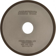 Norton - 6" Diam x 1-1/4" Hole x 1/2" Thick, 220 Grit Surface Grinding Wheel - Diamond, Type 1A1, Very Fine Grade, Resinoid Bond - Industrial Tool & Supply