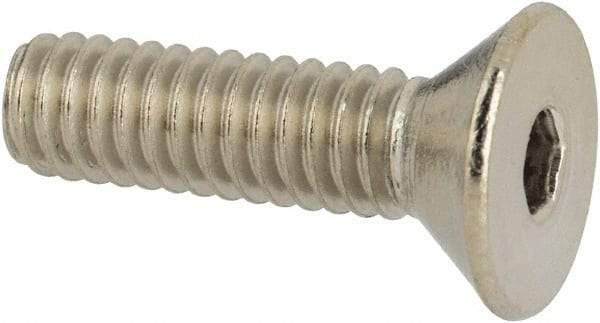 Value Collection - #8-32 UNC Hex Socket Drive, 82° Flat Screw - Grade 316 Stainless Steel, 5/8" OAL - Industrial Tool & Supply