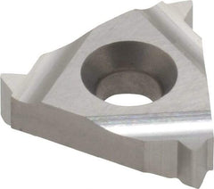 Carmex - 16ER External Right Hand 12 UN Laydown Threading Insert - Grade P30, Uncoated Coated Carbide - Industrial Tool & Supply