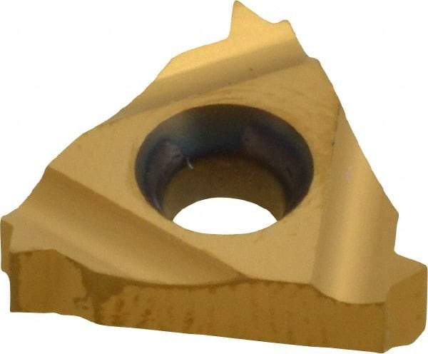 Carmex - 16IR Internal Right Hand 12 UN Laydown Threading Insert - Grade MXC, TiN Coated Carbide - Industrial Tool & Supply