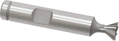 Keo - 3/8" Diam x 3/16" Width of Cut, 60° Included Angle, Cobalt Dovetail Cutter - 3/8" Shank Diam, 2-1/8" Overall Length, Weldon Flat, Uncoated - Industrial Tool & Supply