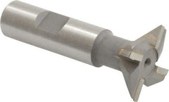 Keo - 1-1/4" Diam x 5/16" Width of Cut, 45° Included Angle, Carbide-Tipped Dovetail Cutter - 5/8" Shank Diam, 2-3/4" Overall Length, 0.02" Corner Radius, Weldon Flat, Uncoated - Industrial Tool & Supply