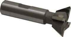 Keo - 1-1/4" Diam x 1/2" Width of Cut, 60° Included Angle, Carbide-Tipped Dovetail Cutter - 5/8" Shank Diam, 2-3/4" Overall Length, 0.02" Corner Radius, Weldon Flat, Uncoated - Industrial Tool & Supply