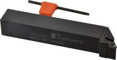 Kennametal - SDJC, Left Hand Cut, 3° Lead Angle, 1" Shank Height x 1" Shank Width, Neutral Rake Indexable Turning Toolholder - 6" OAL, DC..32.5. Insert Compatibility, Series Screw-On - Industrial Tool & Supply