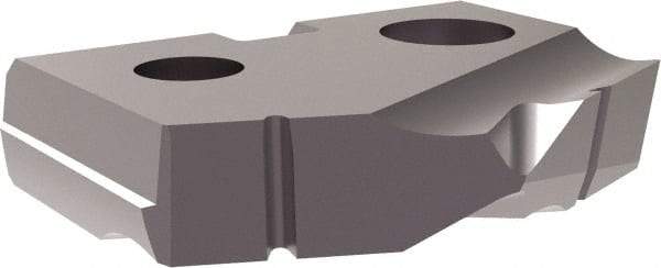 Allied Machine and Engineering - 24mm Diam x 5/32" Thick, Seat Code 1, 90° Included Angle Spade Drill Insert - TiAlN Coated, Cobalt, Grade Super Cobalt, Series T-A - Industrial Tool & Supply
