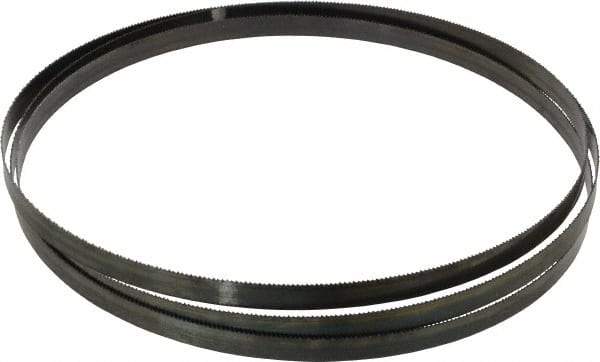 Starrett - 14 TPI, 7' 11" Long x 1/2" Wide x 0.025" Thick, Welded Band Saw Blade - Carbon Steel, Toothed Edge, Raker Tooth Set, Flexible Back, Contour Cutting - Industrial Tool & Supply