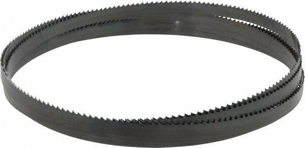 Starrett - 6 TPI, 11' 8" Long x 1/2" Wide x 0.025" Thick, Welded Band Saw Blade - Carbon Steel, Toothed Edge, Raker Tooth Set, Flexible Back, Contour Cutting - Industrial Tool & Supply