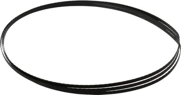 Starrett - 32 TPI, 7' 11" Long x 1/4" Wide x 0.025" Thick, Welded Band Saw Blade - Carbon Steel, Toothed Edge, Raker Tooth Set, Flexible Back, Contour Cutting - Industrial Tool & Supply