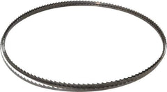 Starrett - 4 TPI, 14' Long x 1/4" Wide x 0.025" Thick, Welded Band Saw Blade - Carbon Steel, Toothed Edge, Raker Tooth Set, Flexible Back, Contour Cutting - Industrial Tool & Supply