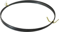 Starrett - 4 TPI, 16' Long x 3/8" Wide x 0.025" Thick, Welded Band Saw Blade - Carbon Steel, Toothed Edge, Raker Tooth Set, Flexible Back, Contour Cutting - Industrial Tool & Supply