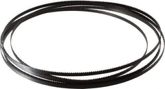Starrett - 10 TPI, 11' 8" Long x 1/4" Wide x 0.025" Thick, Welded Band Saw Blade - Carbon Steel, Toothed Edge, Raker Tooth Set, Flexible Back, Contour Cutting - Industrial Tool & Supply