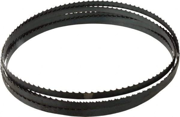 Starrett - 3 TPI, 19' 6" Long x 1/2" Wide x 0.025" Thick, Welded Band Saw Blade - Carbon Steel, Toothed Edge, Raker Tooth Set, Flexible Back, Contour Cutting - Industrial Tool & Supply