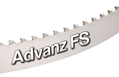 Starrett - 3 TPI, 19' 6" Long x 1-1/4" Wide x 0.05" Thick, Welded Band Saw Blade - Carbide-Tipped, Carbide Tipped, Raker Tooth Set - Industrial Tool & Supply