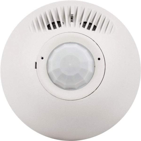 Hubbell Wiring Device-Kellems - 500 Square Ft. Coverage, Infrared and Ultrasonic Motion Sensor Wall Switch - 24 VAC/VDC, White - Industrial Tool & Supply