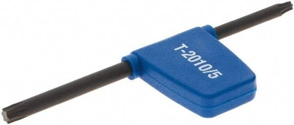 Iscar - T20 Torx Drive, Key for Indexable Grooving and Toolholder - Compatible with Insert Screws - Industrial Tool & Supply