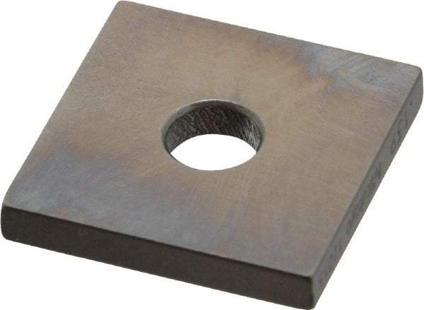 Mitutoyo - 0.139" Square Steel Gage Block - Accuracy Grade 0, Includes Certificate of Inspection - Industrial Tool & Supply