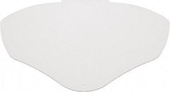 Uvex - Clear Polycarbonate Welding Window - 9-3/8" High x 14-1/4" Wide x 0.04" Thick, Compatible with Uvex S8500 & S8510 Bionic Headgear - Industrial Tool & Supply