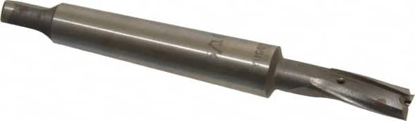 Value Collection - 5/16" Diam, 3 Flutes, Morse Taper Shank, Interchangeable Pilot Counterbore - Industrial Tool & Supply