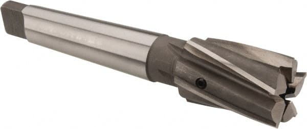 Value Collection - 1-5/16" Diam, 5 Flutes, Morse Taper Shank, Interchangeable Pilot Counterbore - Industrial Tool & Supply