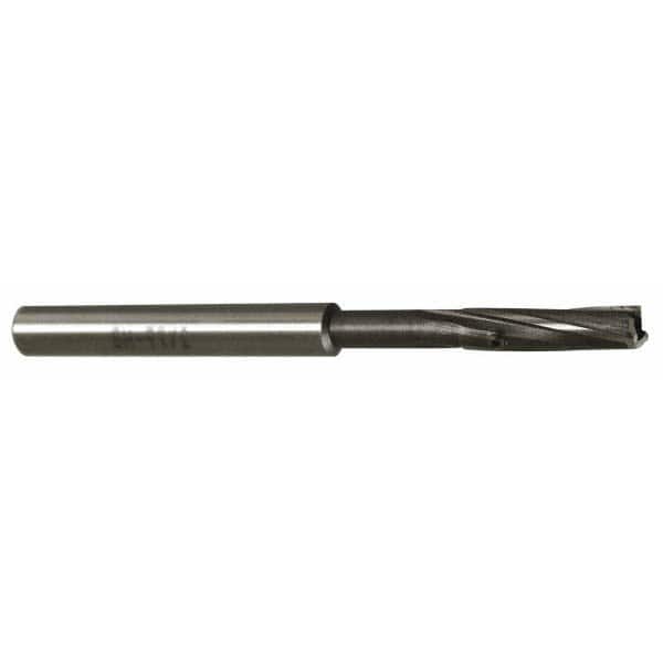 Value Collection - 27/64" Diam, 3/8" Shank, Diam, 3 Flutes, Straight Shank, Interchangeable Pilot Counterbore - Industrial Tool & Supply