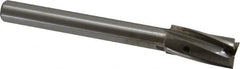 Value Collection - 45/64" Diam, 1/2" Shank, Diam, 3 Flutes, Straight Shank, Interchangeable Pilot Counterbore - Industrial Tool & Supply