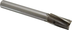 Value Collection - 25/32" Diam, 5/8" Shank, Diam, 3 Flutes, Straight Shank, Interchangeable Pilot Counterbore - 5-3/8" OAL, 3-7/8" OAL Shank, Bright Finish, High Speed Steel - Industrial Tool & Supply