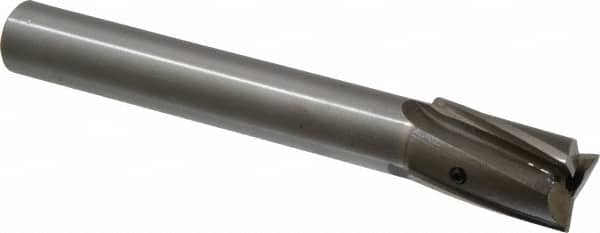 Value Collection - 59/64" Diam, 3/4" Shank, Diam, 3 Flutes, Straight Shank, Interchangeable Pilot Counterbore - Industrial Tool & Supply