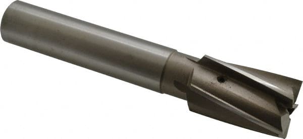 Value Collection - 1-5/16" Diam, 1" Shank, Diam, 5 Flutes, Straight Shank, Interchangeable Pilot Counterbore - Industrial Tool & Supply