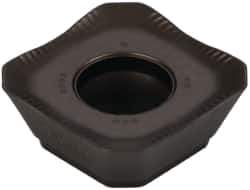 Seco - SEMX1204 ME12 Grade T350M Carbide Milling Insert - TiCN/Al2O3 Finish, 0.187" Thick, 1/2" Inscribed Circle - Industrial Tool & Supply